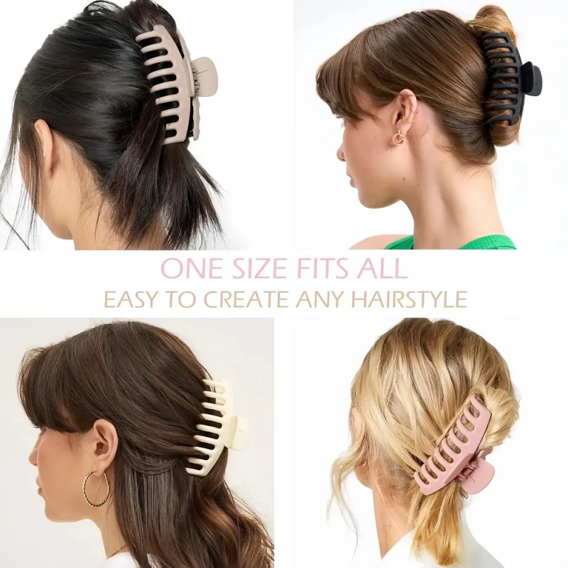 12 Pcs Pinzas For El Cabello, Garra Fuerte For Pelo