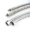 Pack of 2 Monobloc Flexible Braided Tap Connector Tails Hoses