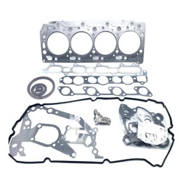 4D56U 4D56U/L200 4D56T 4D56T/L200 16 Valves Full Cylinder Head Gasket Set 1000A407 Full Gasket Set Compatible for Mitsubishi L200 2.5L Application Engine Parts