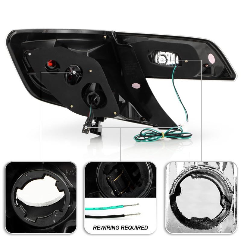 ACANII - For 2012 2013 2014 Toyota Camry Black LED
