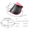 Sun Visors Hat Women Roll up Adjustable Outdoors Wide Brim