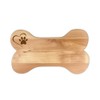 Chopping Board "Bones" with Personalisation, Solid Beech Wood, Gift Dog