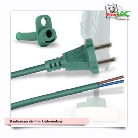 MisterVac Cable Power Repair Cable Compatible with Vorwerk Kobold VK 121