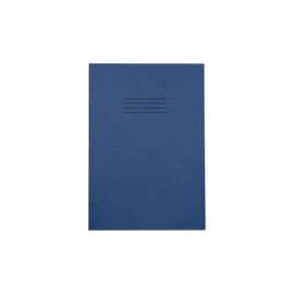 Rhino Stationery Exercise Book | A4 | 80 Page | 8mm Lined With Margin | Dark Blue | Learning Resources | School Books | Pack of 1