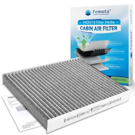 Femota MERV 13 Cabin Air Filter with Activated Carbon, CF12157(CP157) for Lexus, Mazda, Avalon, Camry, Corolla, Highlander, Prius, RAV4, Sienna, Venza