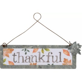 Primitives By Kathy Fall TIN ORNAMENT Sign Lot 2 Crafts Thanksgiving Wreath Deco