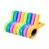 8 PCS Large Beach Towel Clips, Colourful Sun Lounger Towel
