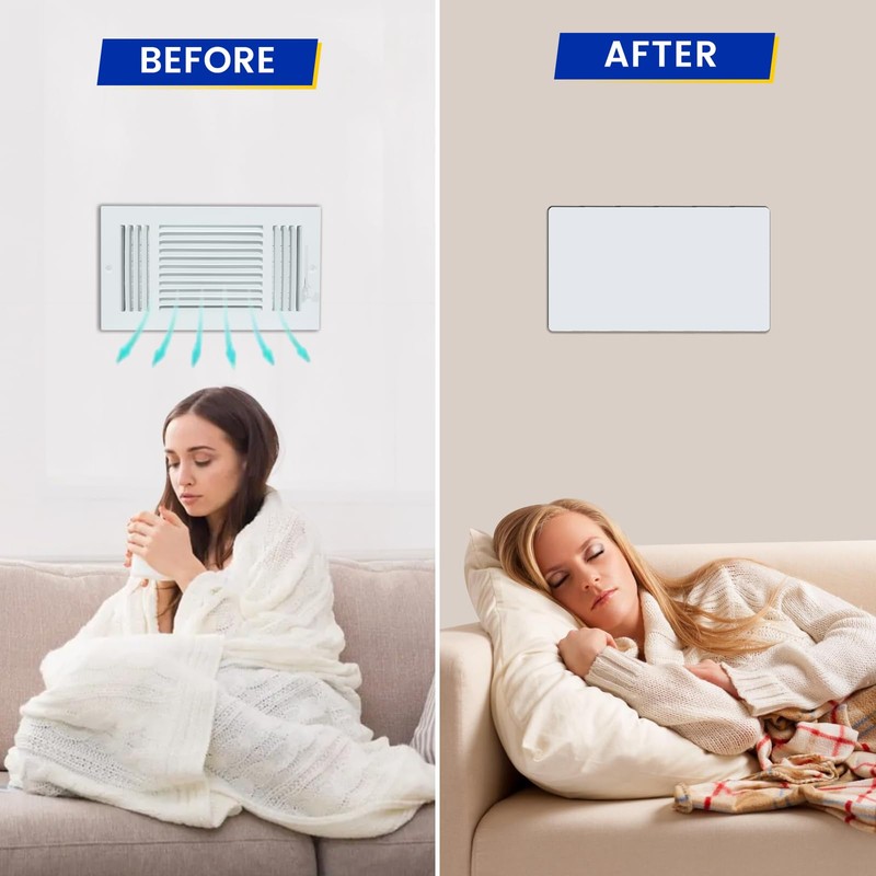 Seatern Magnetic Vent Covers, Extra Strong Magnets, 8" x 15.5"
