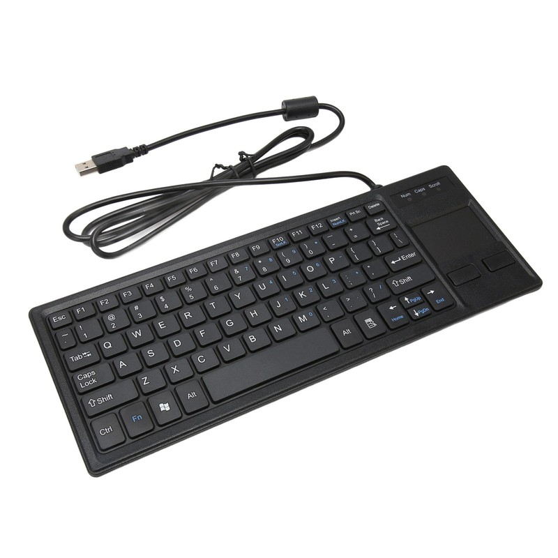 K 800 Keyboard with Touchpad Wired Ultra Thin Mini Compact