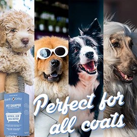 OLIVERS CHOICE- Champú para Perros con Avena y Aloe Vera. Manteca de karité para Perros con Mal Olor. Champú para Cachorros 14                        