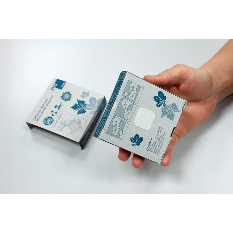 inFO Notes Recycled Sticky Notes in Z Fold, 75 x