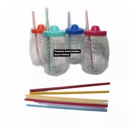 Dulceros Vitrolero Mini De 1/2litro 80pzs