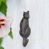 Antikas - Coat Hook Cat Towel Rail Cast Iron Hook