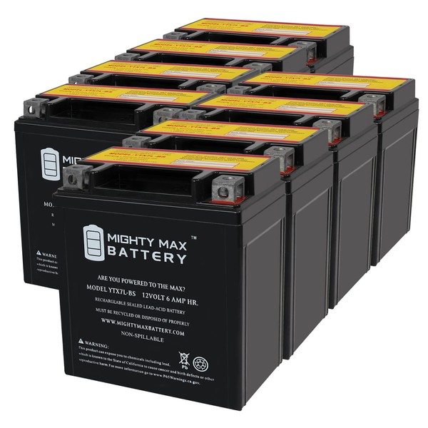 Mighty Max Battery Mighty Max Battery YTX7L-BS 12V 6AH Sealed