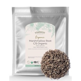 Starwest Botanicals Organic Marshmallow Root Cut and Sifted, 16 Ounce (Pack of 1)