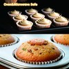 Jumbo Cupcake Liners 300 pcs White Muffin Liners No Smell,Food&Grade,Greaseproof