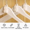 XXLKVSK 60Pcs Hangers Space Savers, Clothes Wardrobe Wizard Hooks Hanger
