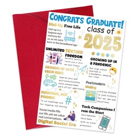 D24TIME Graduation Card 2025 University Graduation Gifts for Her/Him
