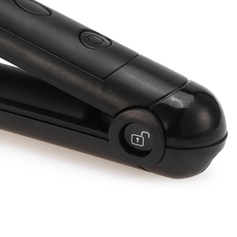 Mini Rechargeable Cordless Hair Curler & Straightener Hair Ironing Device