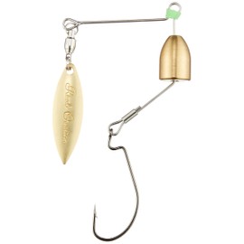 FUJIWARA Spin Bomb Lure 0.2 oz (7 g), Gold.