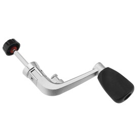 VGOL Fishing Reel Handle Foldable Fishing Reel Power Handle Replacement Metal Rocker Arm Grip Fit for 1000-4000 Type Fishing Reels 110mm