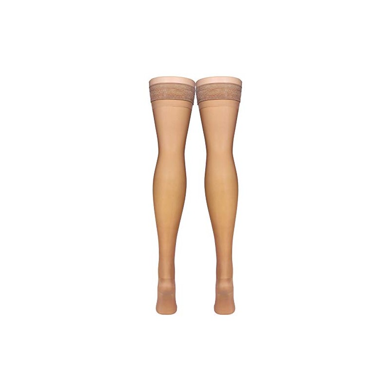 Truform Sheer Compression Stockings, 15-20 Mmhg, Women's Thigh Length, Denier