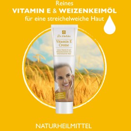 Dr. Ehrlichs Vitamin E Cream 100 ml - Rich Intensive Care for Special Demands and Needs of Mature Skin - Nourishes, Smooths and Tightens the Skin - Acid Protection Coat Improved