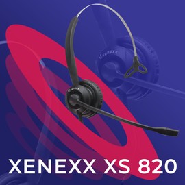 XS 820 Headset Bundle for Training, Coaching, Monitoring, Supervising, Onboarding - Compatible Deskphones Include Avaya, Yealink, Polycom, Cisco, Mitel, Nortel, Toshiba (Mono, Basic Bundle)