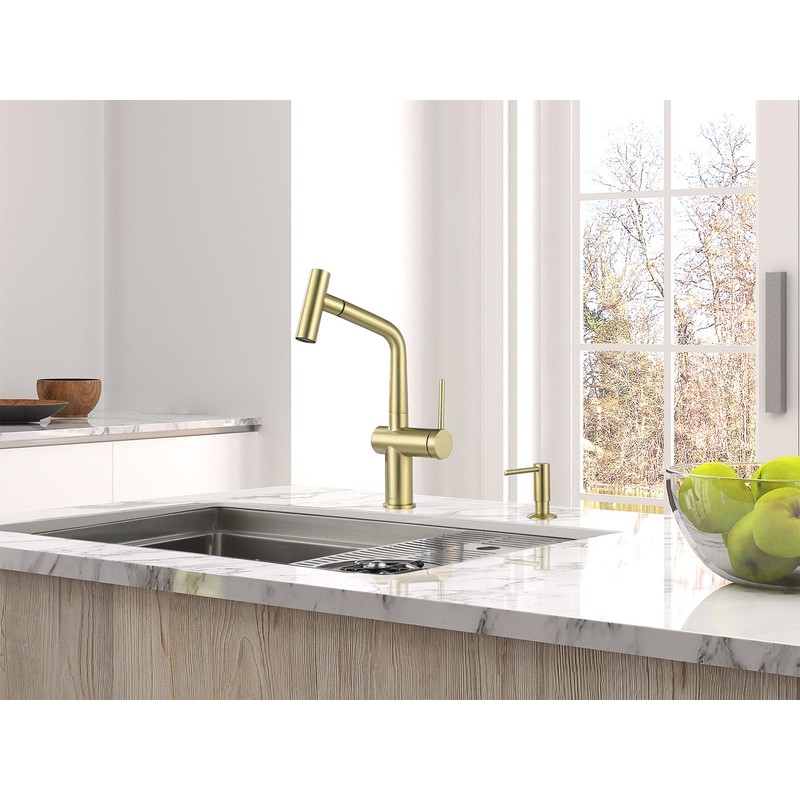 AguaStella AS06CB Champagne Bronze Bar Faucet or Prep Kitchen Sink