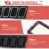 Amayum Front Grille Grill Inserts fit for Jeep Grand Cherokee
