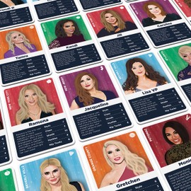 Ultimate Housewives | Real Housewives Top Trumps Card Game - 56 Cards | Party Game Suitable for Adults and Teenagers