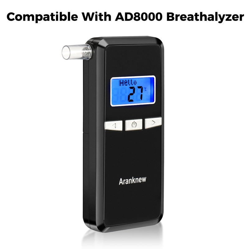 Aranknew Pack of 50 Breathalyser Mouthpieces Compatible with AD8000 Breathalyzers