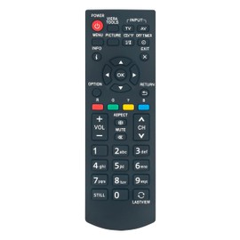 N2QAYB000825 Replace Remote Control Compatible with Panasonic Viera TV TH-L32XV6G TH-L39EV6G TH-L32XV6K TH-L39EV6K TH-L32XV6M TH-L39EV6M TH-L39EV6X