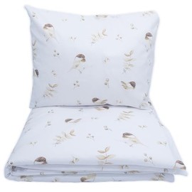 Baby's Comfort Bedding Set Duvet Cover (100 x 135 cm) + Pillowcase (40 x 60 cm), Sparrows