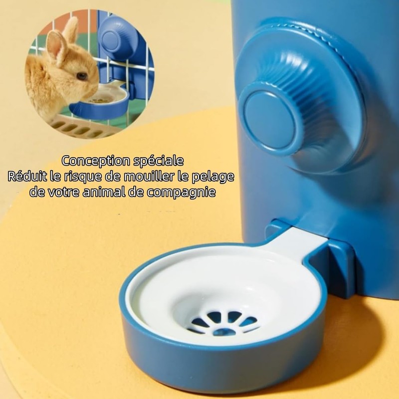 Norhogo Rabbit Water Dispenser, 600 ml Hanging Drinks Rabbit Automatic
