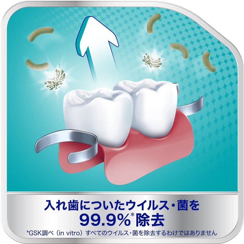 Polydent NEO Dental Cleaner for Partial Dentures, Kills 99.9%, 108