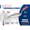 Marshalltown Brick Trowels, London Style, 10 x 4-5/8 Inch, DuraSoft