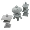 YARDWE 3 Pcs Decor Micro Landscape Pavilion Model Pavilion Desktop