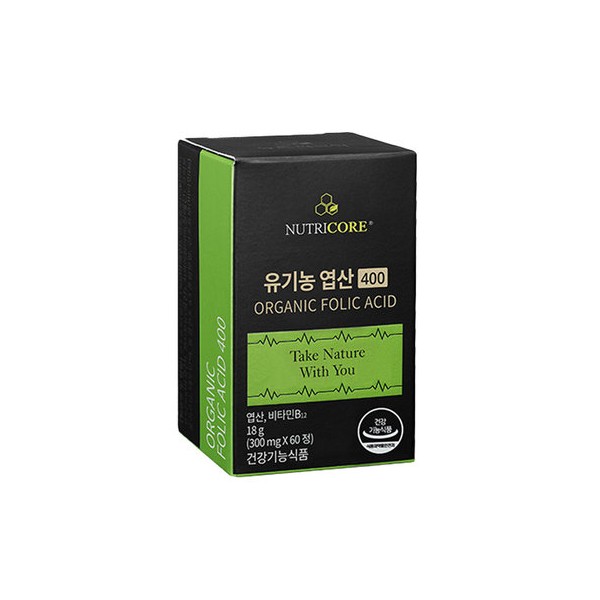 Nutricore Folic Acid 400 60 tablets 1 unit / 뉴트리코어