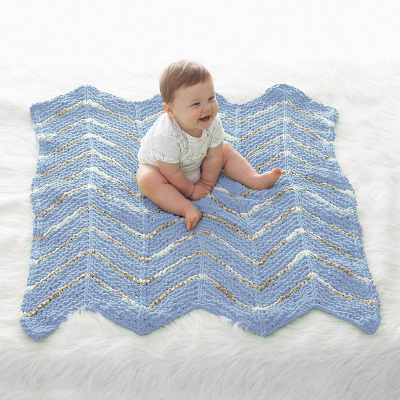 Bernat Baby Blanket Yarn, 3.5 oz, Gauge 6 Super Bulky,