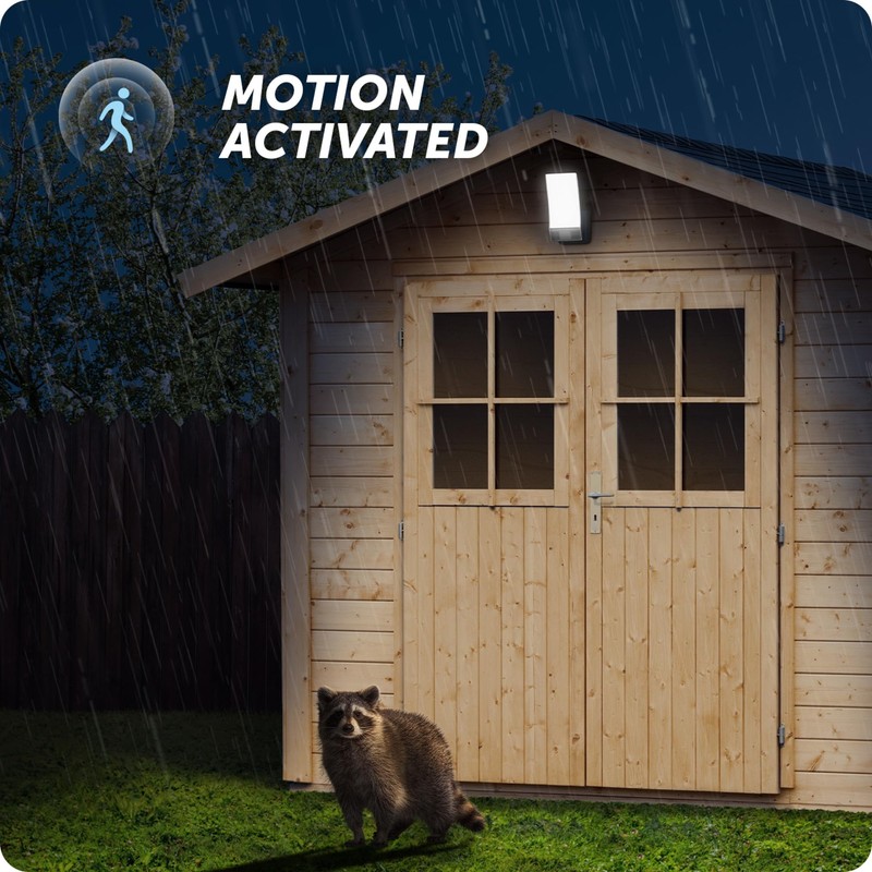 Globe Electric LED Battery Powered Arc Light Security Light