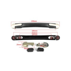 DOITOOL Handles 2pcs Replacement Suitcase Luggage Handle Travel Suitcase Luggage Case Handle Strap Carrying Handle Grip