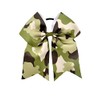 BBTDIN Camouflage Hair Clip, Green Tye Dye Ponytail Holder Bow