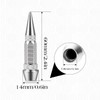 4 PCS Spiked Aluminum Valve Stem Caps, Heavy Duty Dust-Proof