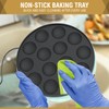 ULTICOR Mini Pancake Maker – 14-Hole Electric Poffertjes Pan –