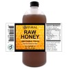 Zatural Raw Honey | Light Amber Honey - 3 Pound