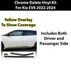 BOGAR TECH DESIGNS for Kia EV6 2022-2024 Side Skirt Chrome
