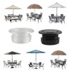MfhdgXAvs Patio Table Umbrella Hole Ring Plug Cap Set 1Pcs