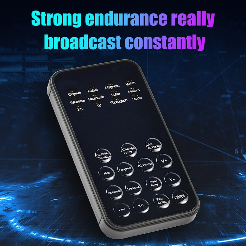 Voice Changer Multifunction 12 Sound Effects Fine Tuning Function One