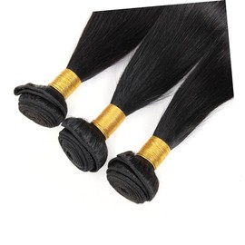 Ipetboom Brazilian Straight Hair Natural Color Wig No Chemical Process Hair Extensions (8 Inch)